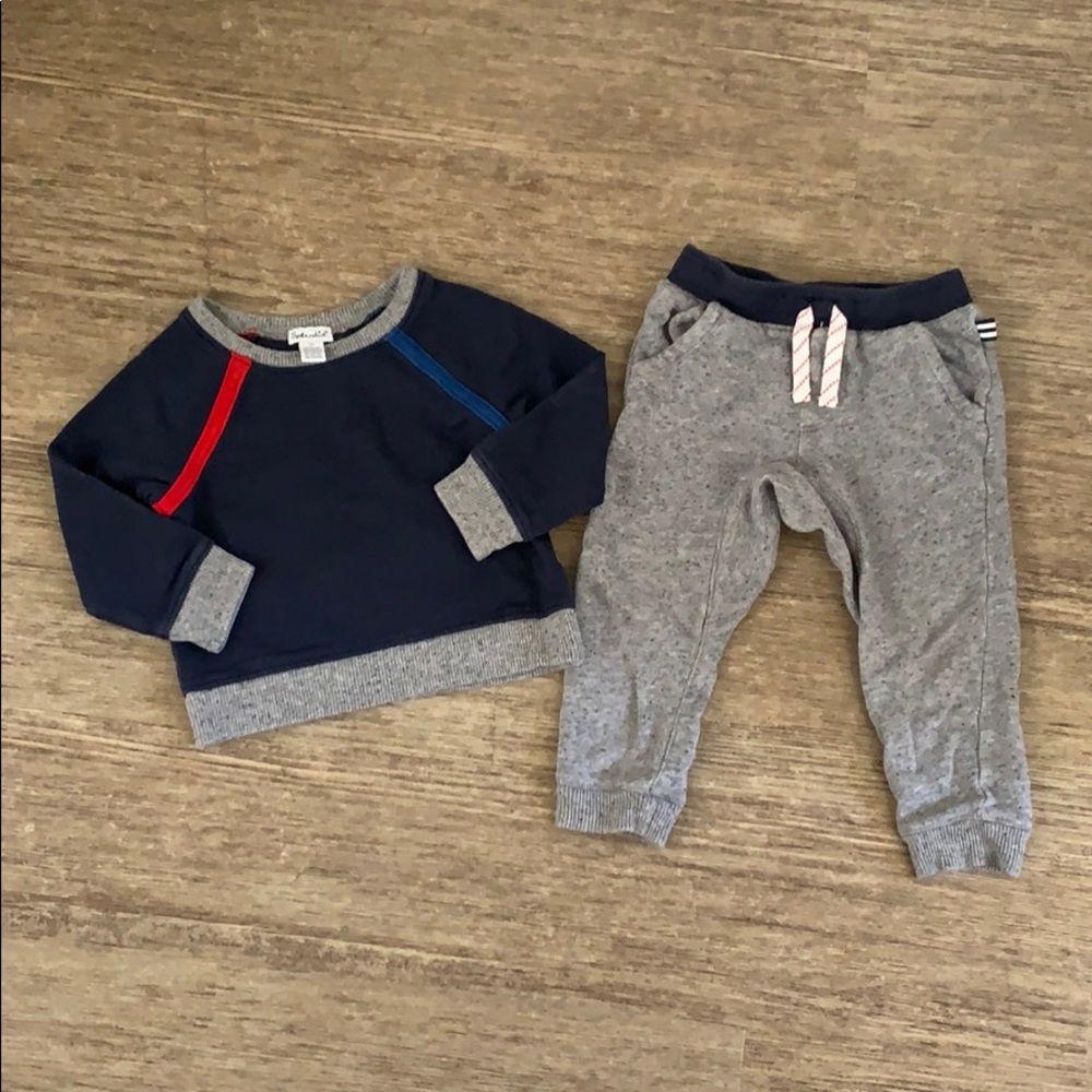 Splendid toddler boy jogger sweatshirt Set